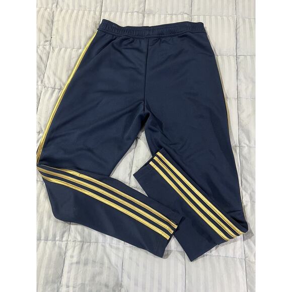 ADIDAS Predator Zidane Jogger Pants Navy Gold Stripes Red Size Small - Picture 5 of 9